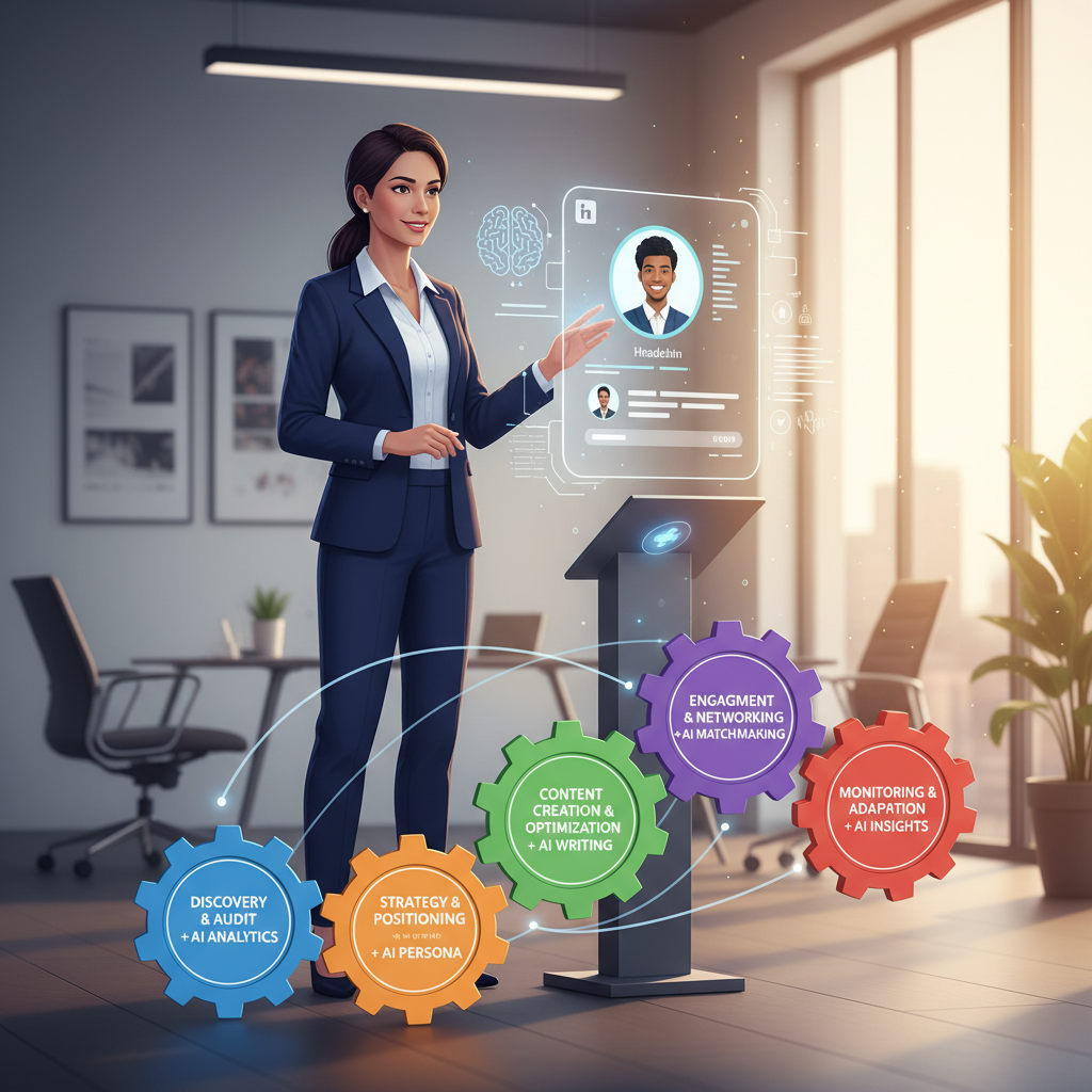 Sistema de 5 fases para marca personal en LinkedIn con IA