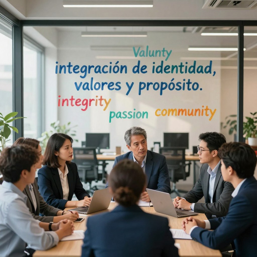 integración de identidad valores y propósito